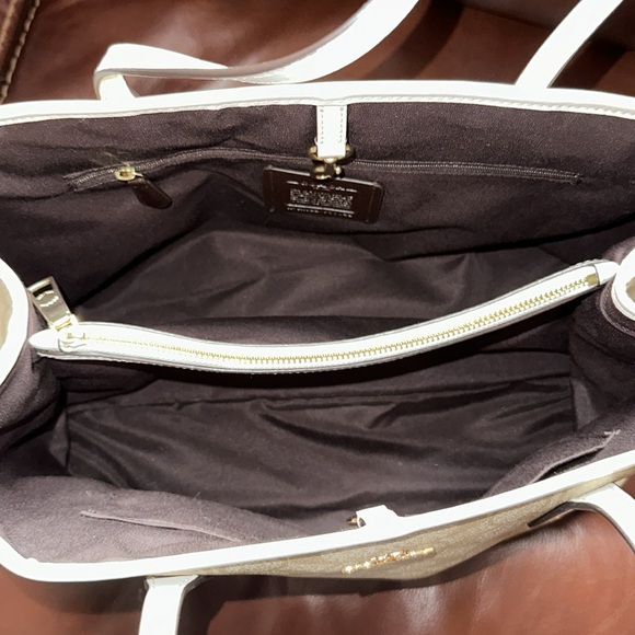 SOLD🔥🔥🔥Coach Signature Drawstring Carryall Shoulder Bag - Picture 11 of 14